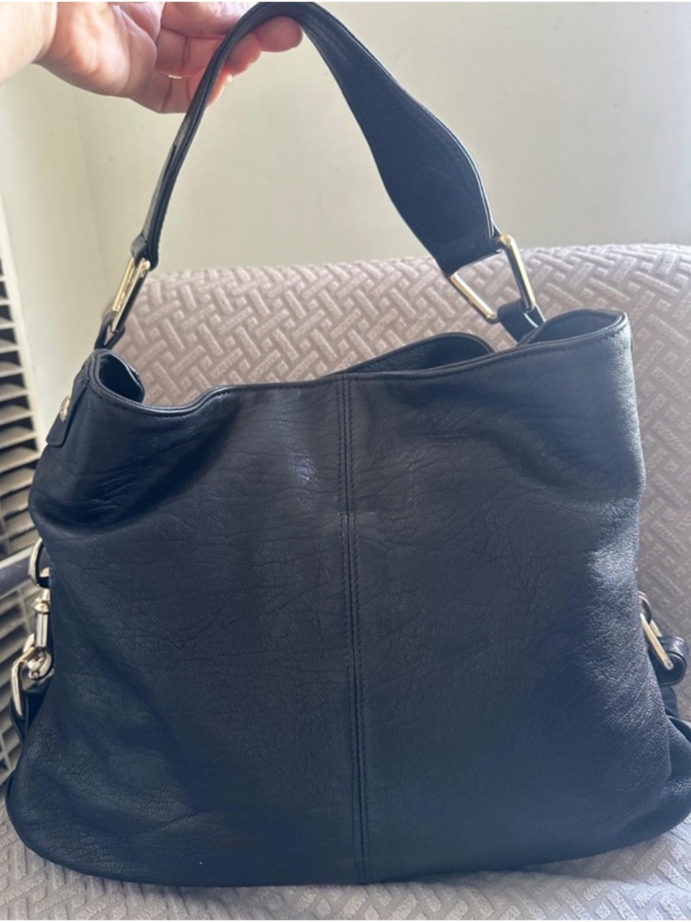 Rebecca Minkoff Nikki Hobo Bag Black Leather Shoulder Bag Slouchy Boho Chic. - Picture 5 of 11